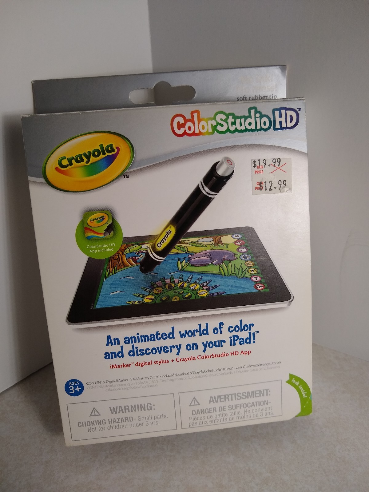 Griffin Crayola Color Studio HD iMarker Digital Stylus Pen for iPad Tablets