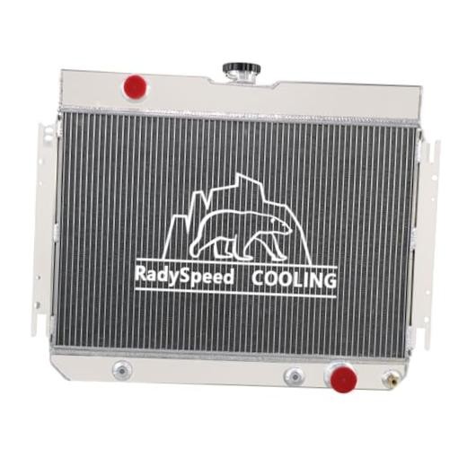4 Rows Aluminum Radiator Fit 1964-1967 Chevy Chevelle/EL Camino/Impala I6/V8