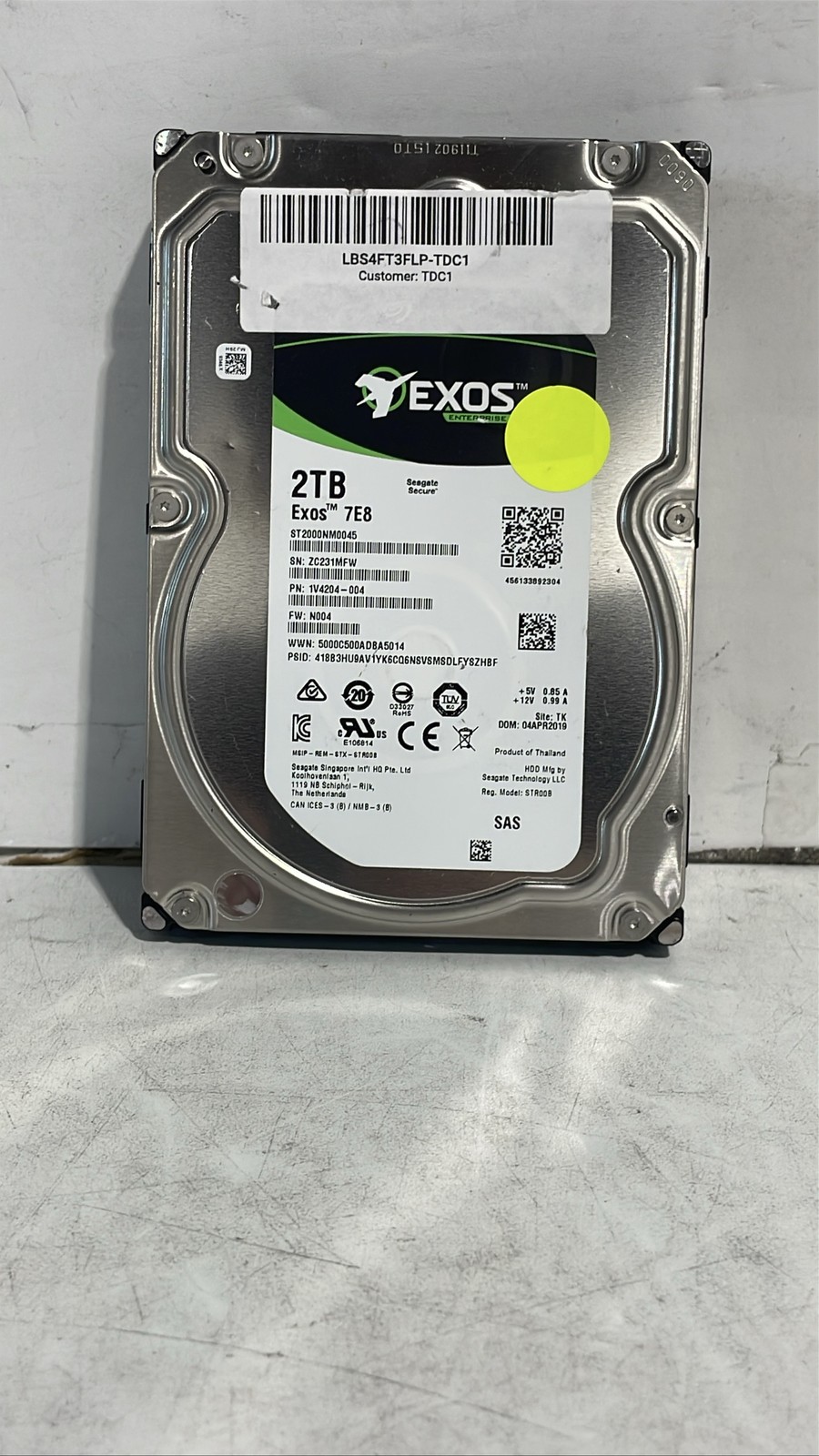 Seagate Exos ST2000NM0045 2TB 3.5" SATA Enterprise Internal HDD Hard Drive