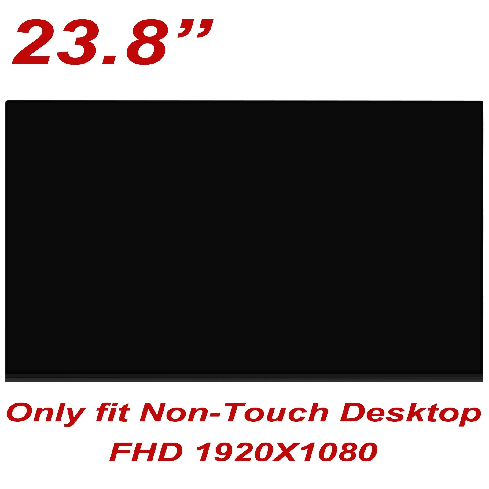 NEW M238HVN01.1 Borderless 24" Non-Touch LCD Screen L91415-001 L75155-371 AAA+
