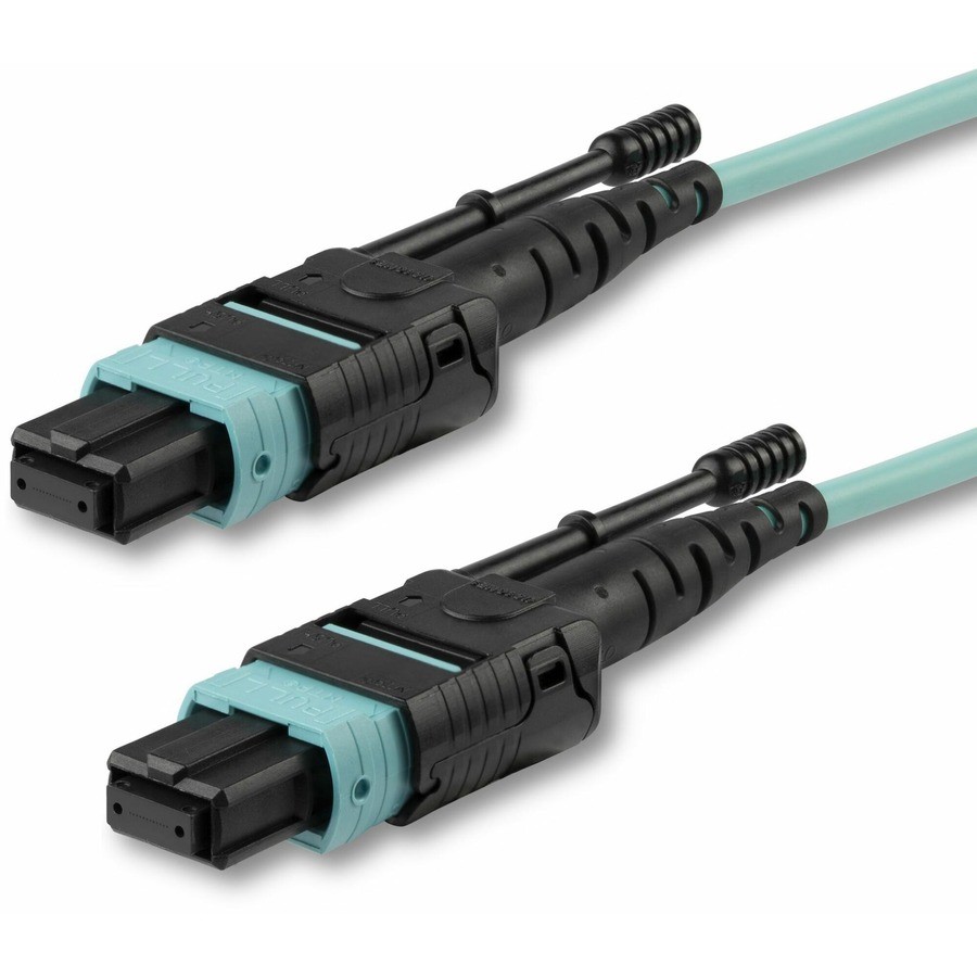 StarTech 10m (30ft) MTP(F)/PC OM3 Multimode Fiber Optic Cable, OFNP Plenum,