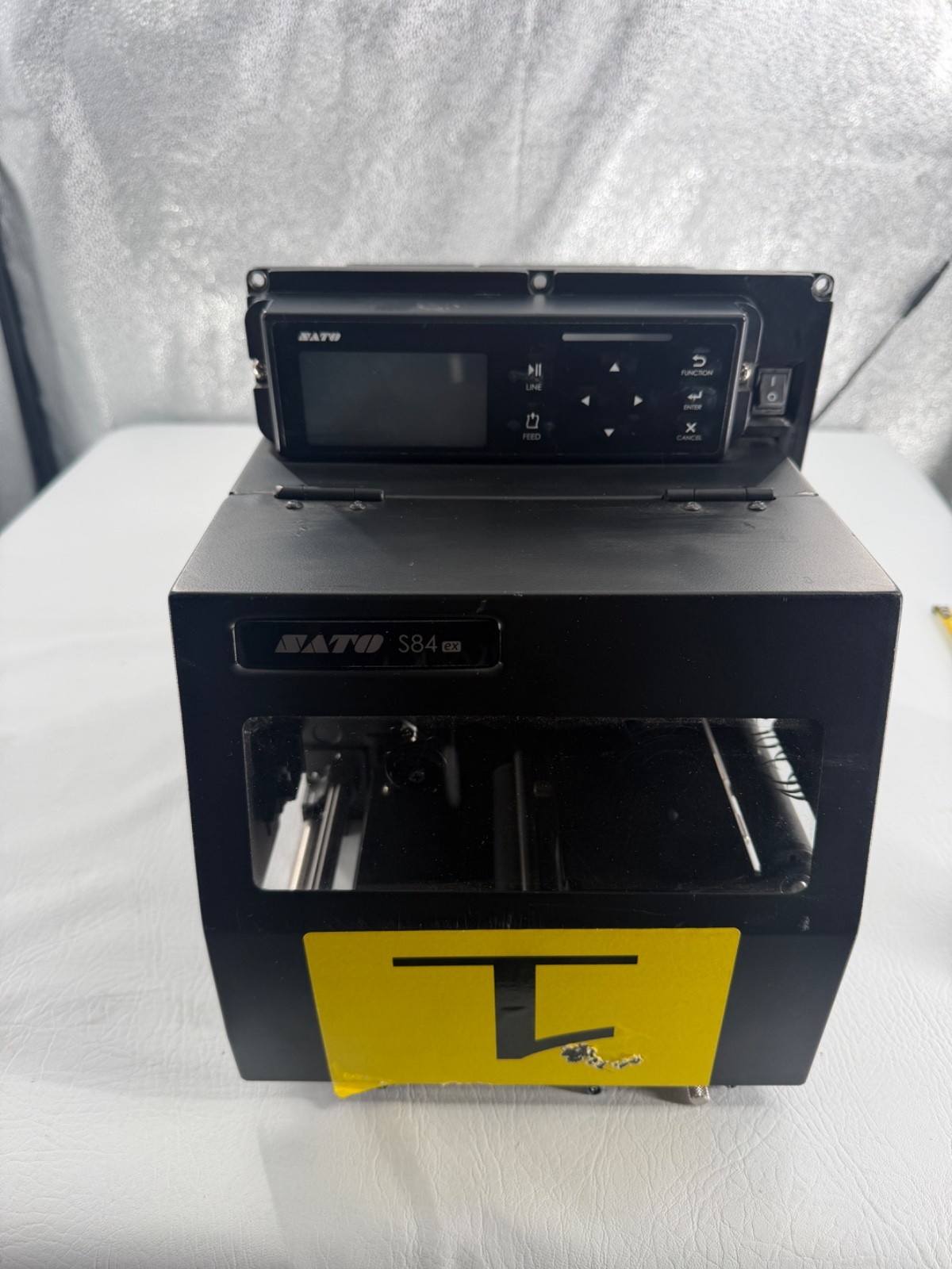 SATO S84-ex Industrial Thermal Label Printer Print Engine Powers On AS IS