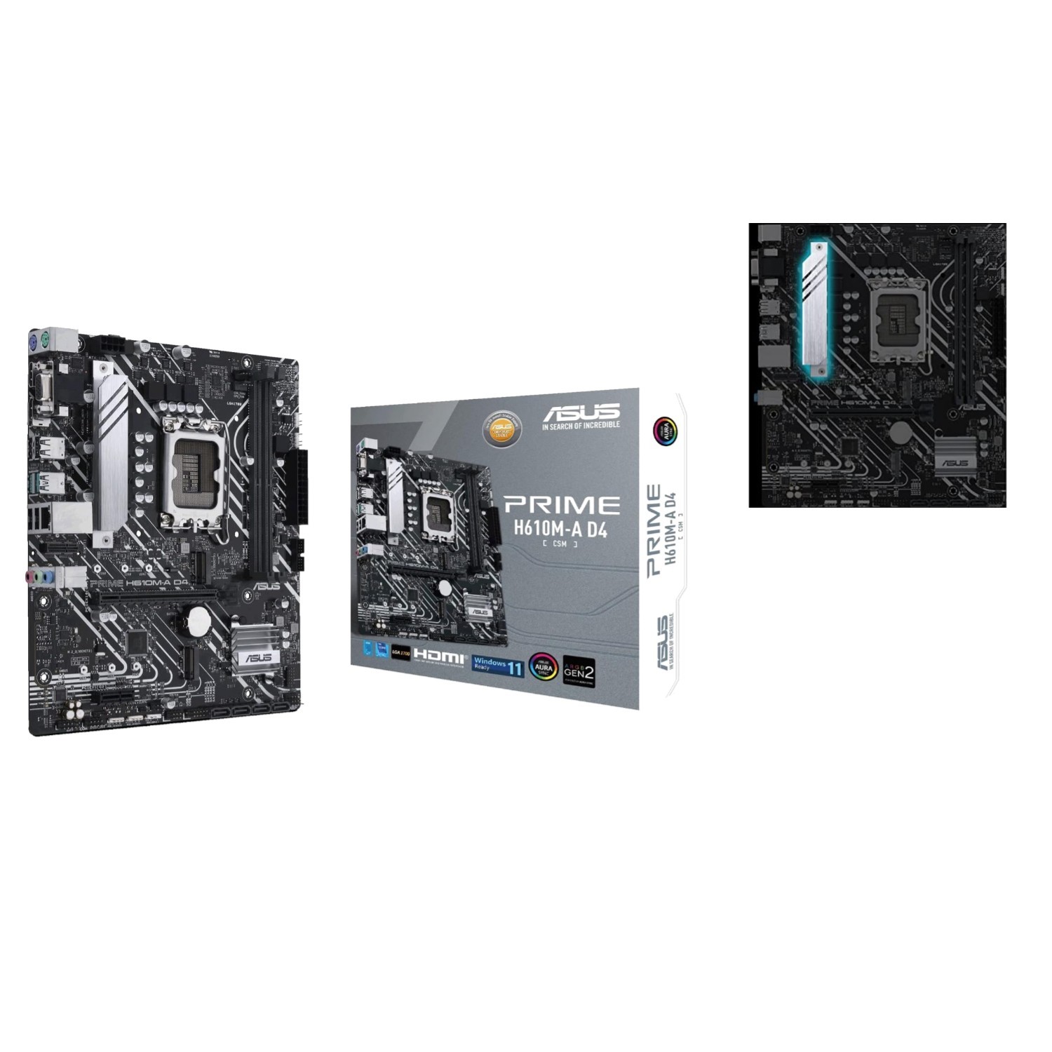 Prime H610M-A D4-CSM: Micro-ATX Motherboard with Advanced BIOS Recovery Tech