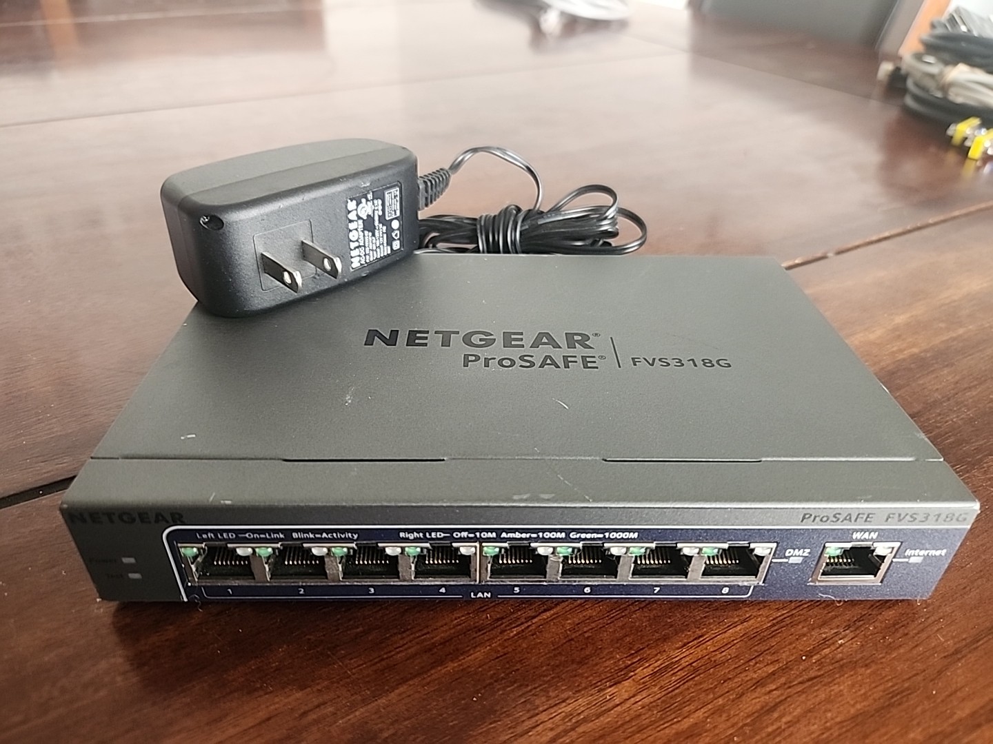 NETGEAR ProSafe FVS338G v2 Gigabit VPN Firewall Great Condition