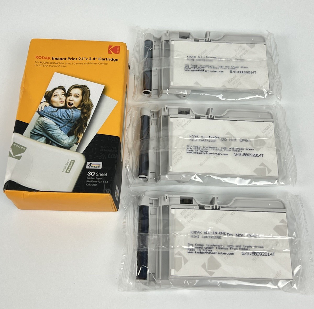 Kodak ICRG 230 Mini Shot 2 Instant Cartridge 30 Sheets 2.1x3.4 OEM NEW Open Box