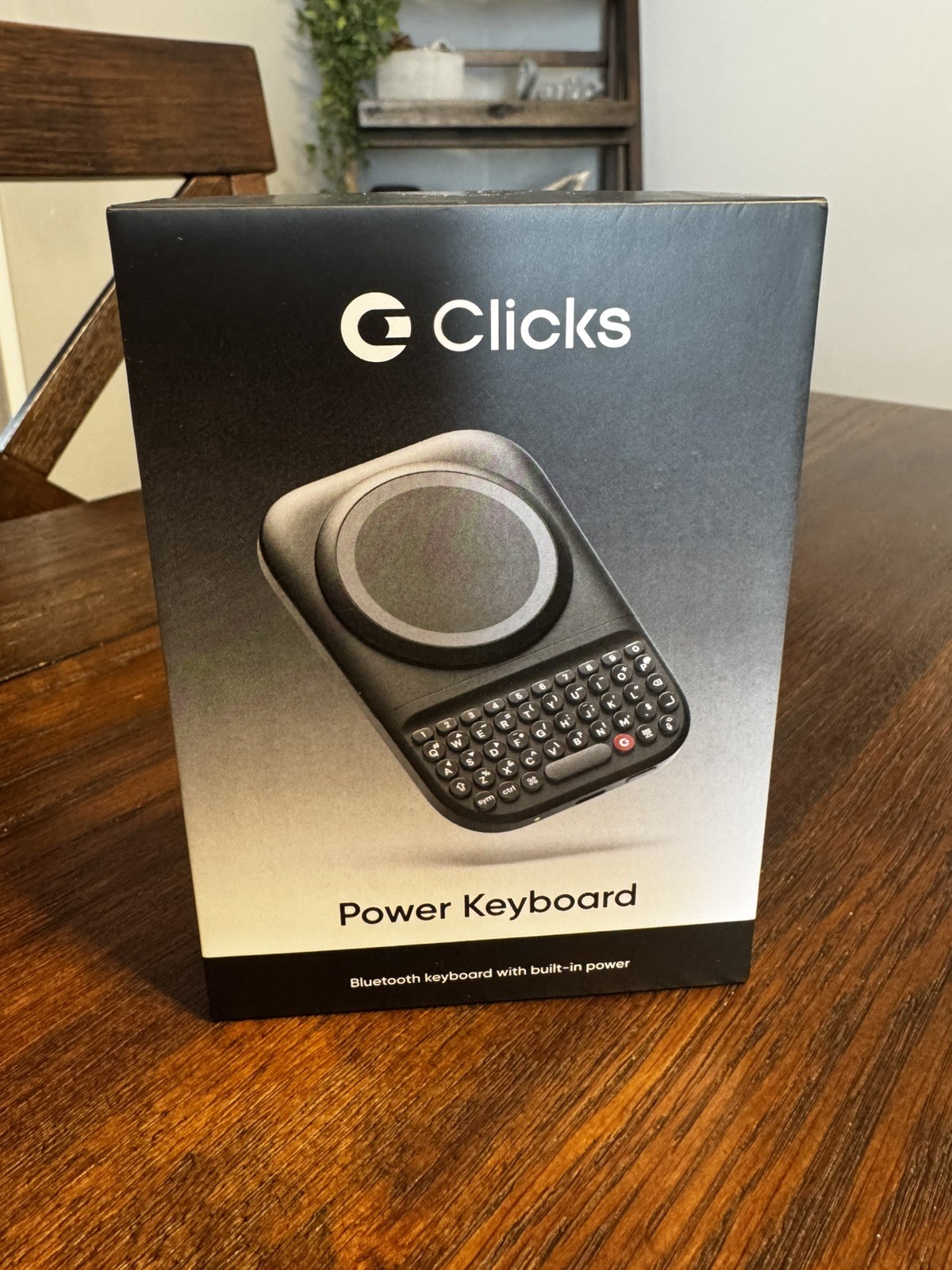 Clicks Power Keyboard CP-1000 Bluetooth Keyboard w/ Wireless Charging - Open Box