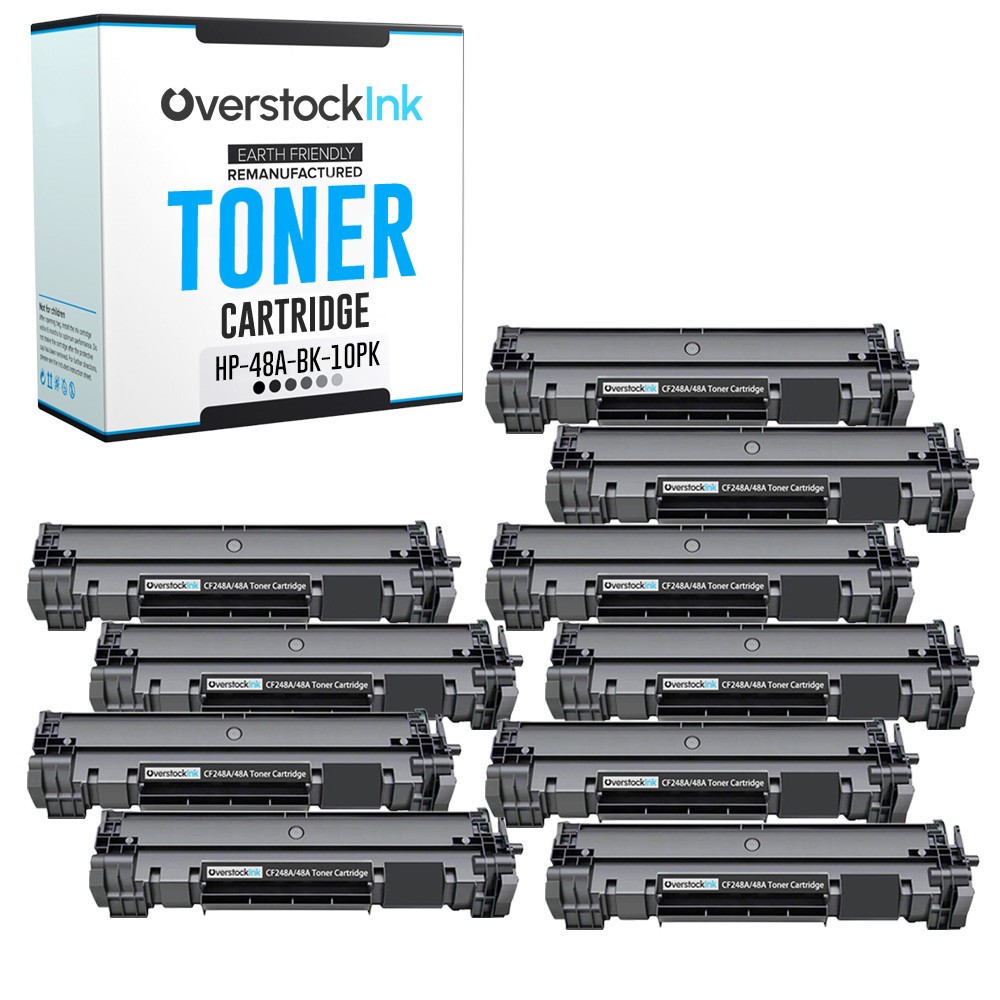 10-Pack Replacement OSI 48A Combo Pack Toner Cartridges for HP LaserJet Pro M15w
