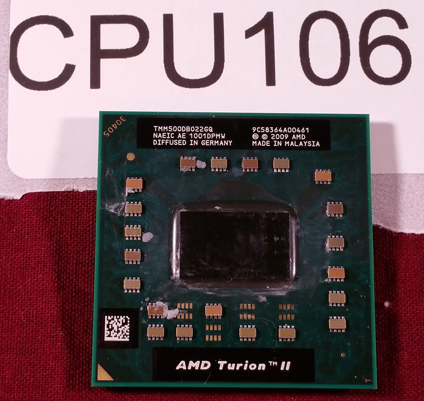 AMD Turion II Dual-Core 2.2GHz S1 Laptop CPU TMM500DB022GQ  - Refurb