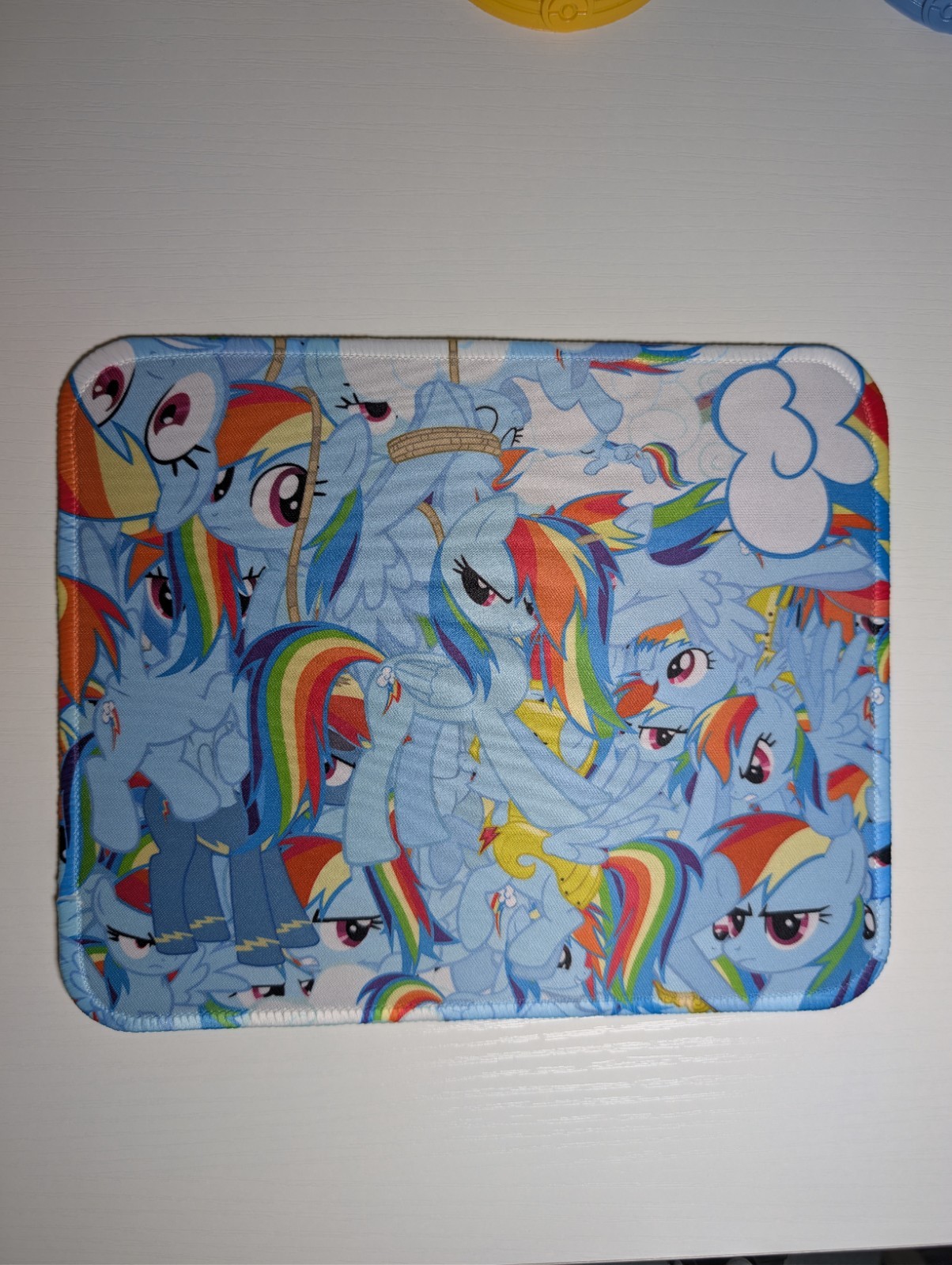 My Little Pony Rainbow Dash Everywhere Mouse Pad Rainbow Dash MLP - 8 3/4" x 7"