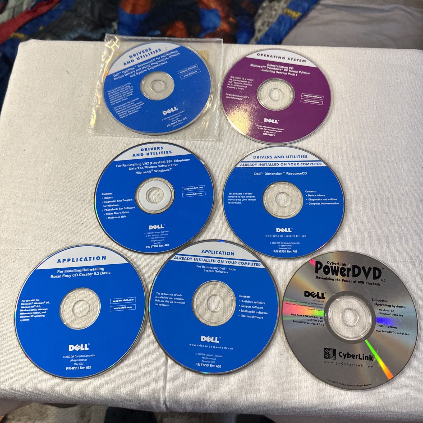 Lot Of 7 Dell Reinstalling System Software Minor Scratching