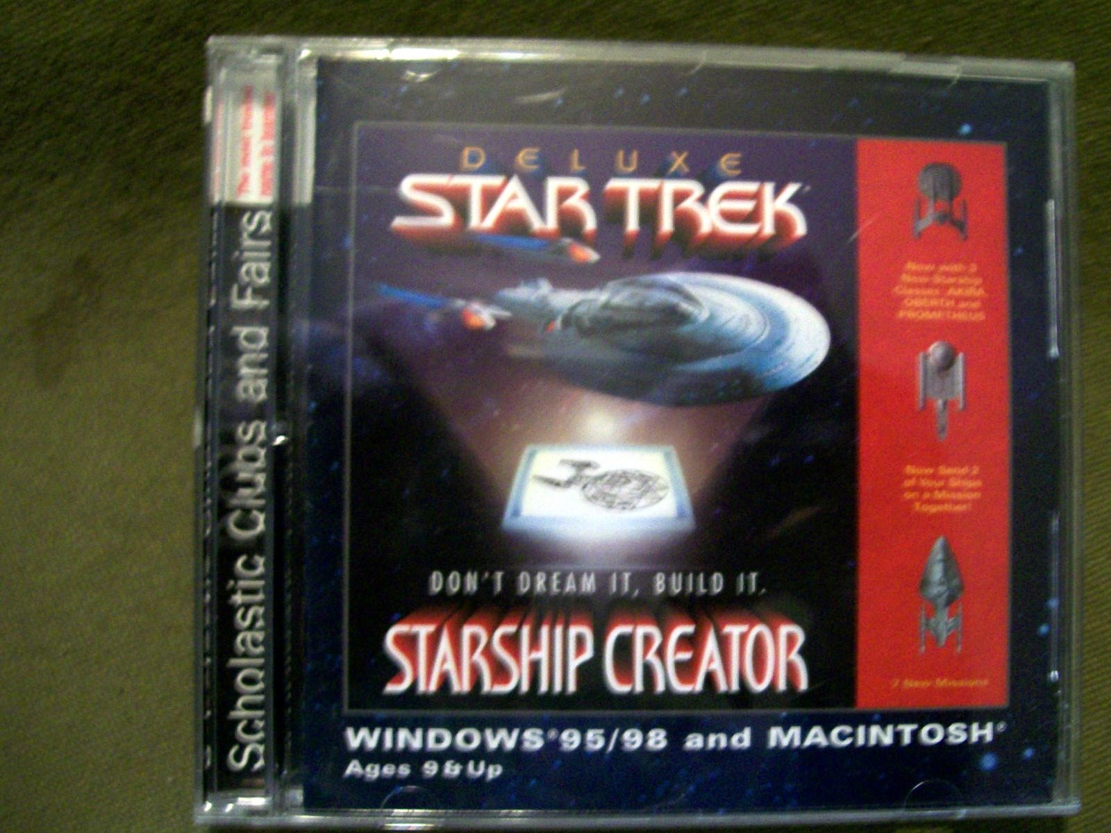 Deluxe Star Trek Starship Creator 2 CD-ROM Ages 9 & Up (Macintosh/Windows 95/98)
