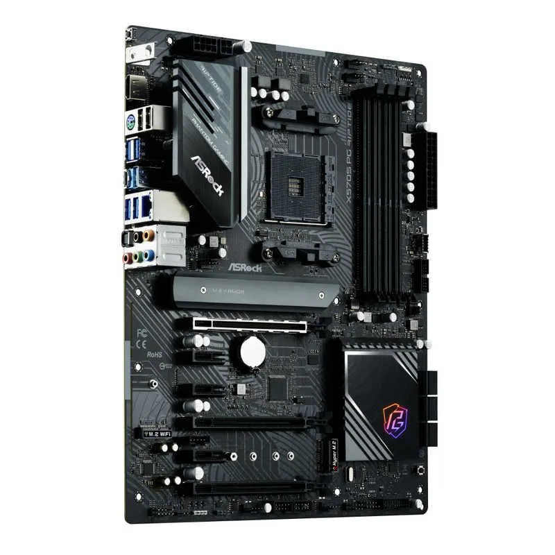 ASRock X570S PG Riptide AM4 AMD X570 DDR4 ATX Motherboard 12.0 in x 9.6 inches