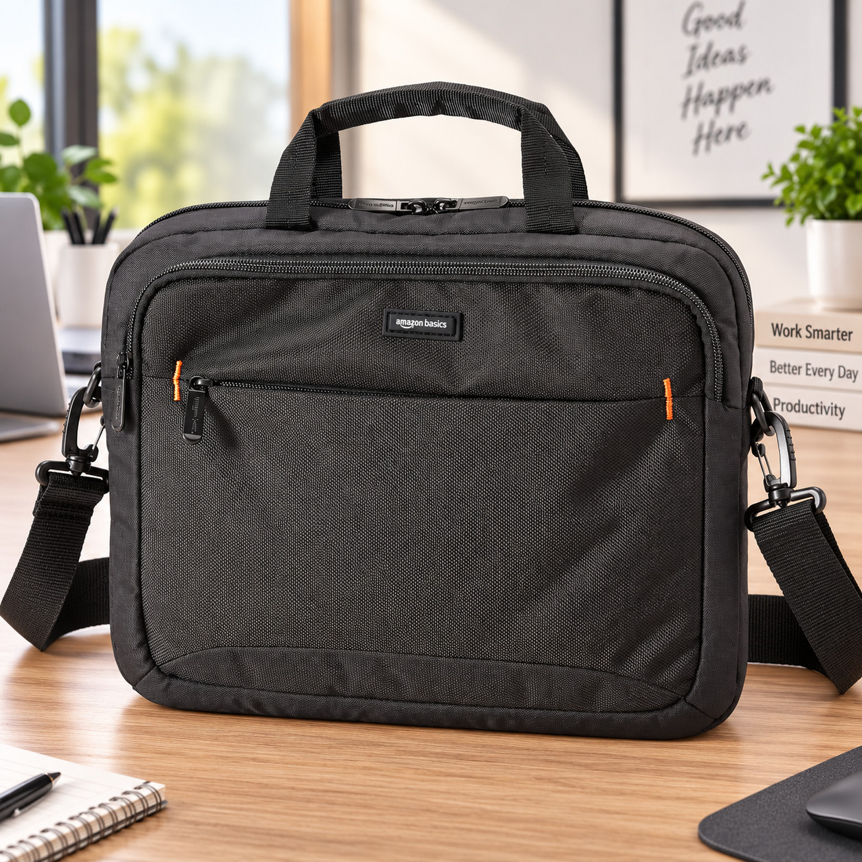 NEW Amazon Basics 14 Inch Tablet and Laptop Bag Shoulder Bag Carrying Case BLACK