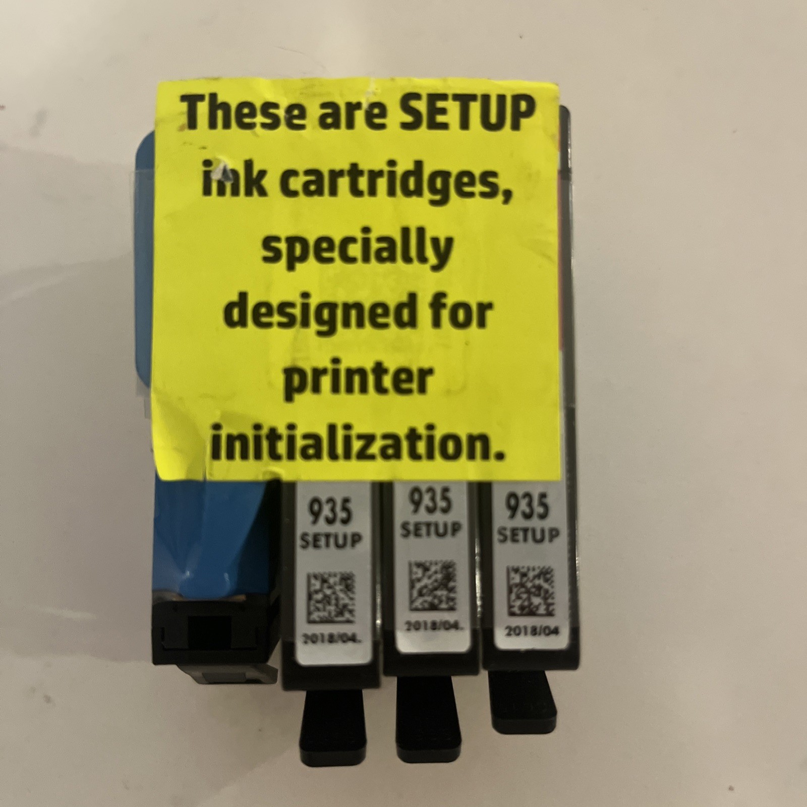 Genuine HP 934 935 Setup Ink Cartridges for Initialization New in Package