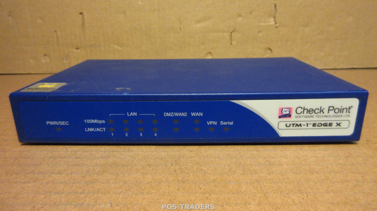 Check Point SBX-166LHGE-5 UTM-1 Edge X VPN Firewall 4-Port LAN 10/100 EXCL PSU