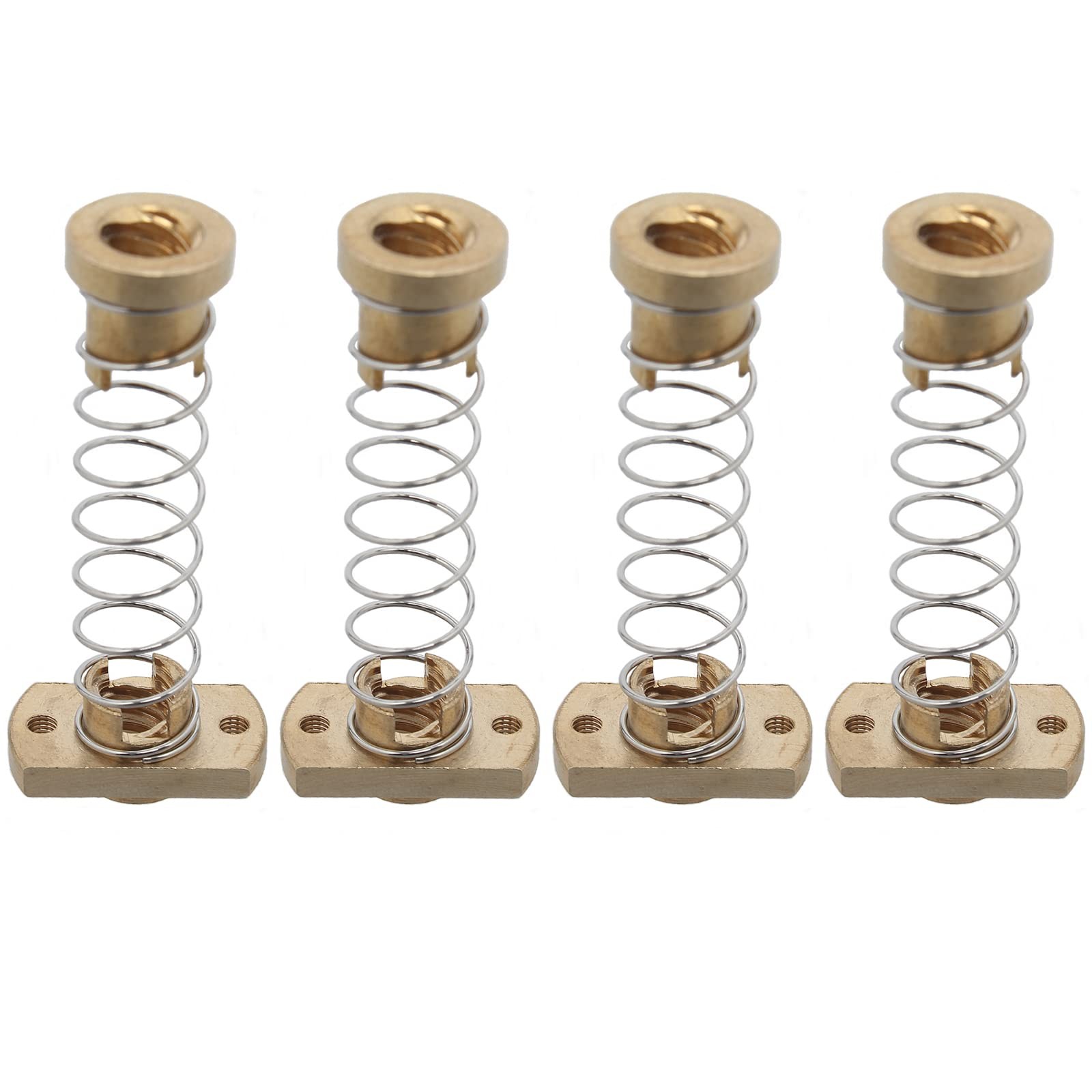 4 Pack CR10 Z Axis T8 anti Backlash Spring Loaded Nut Elimination Gap Brass Nuts