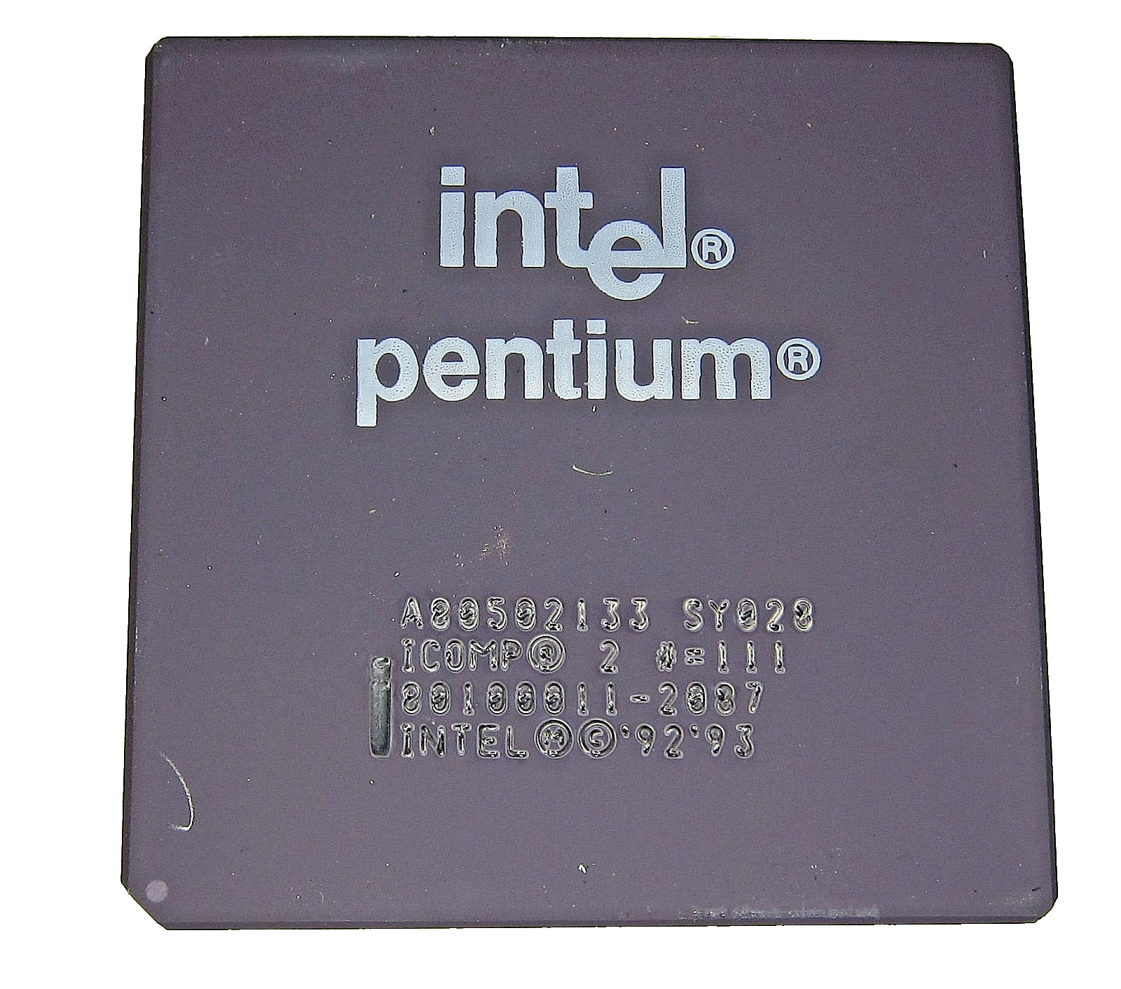 Genuine Collectable Intel Pentium SY028 133MHz Ceramic CPU Processor