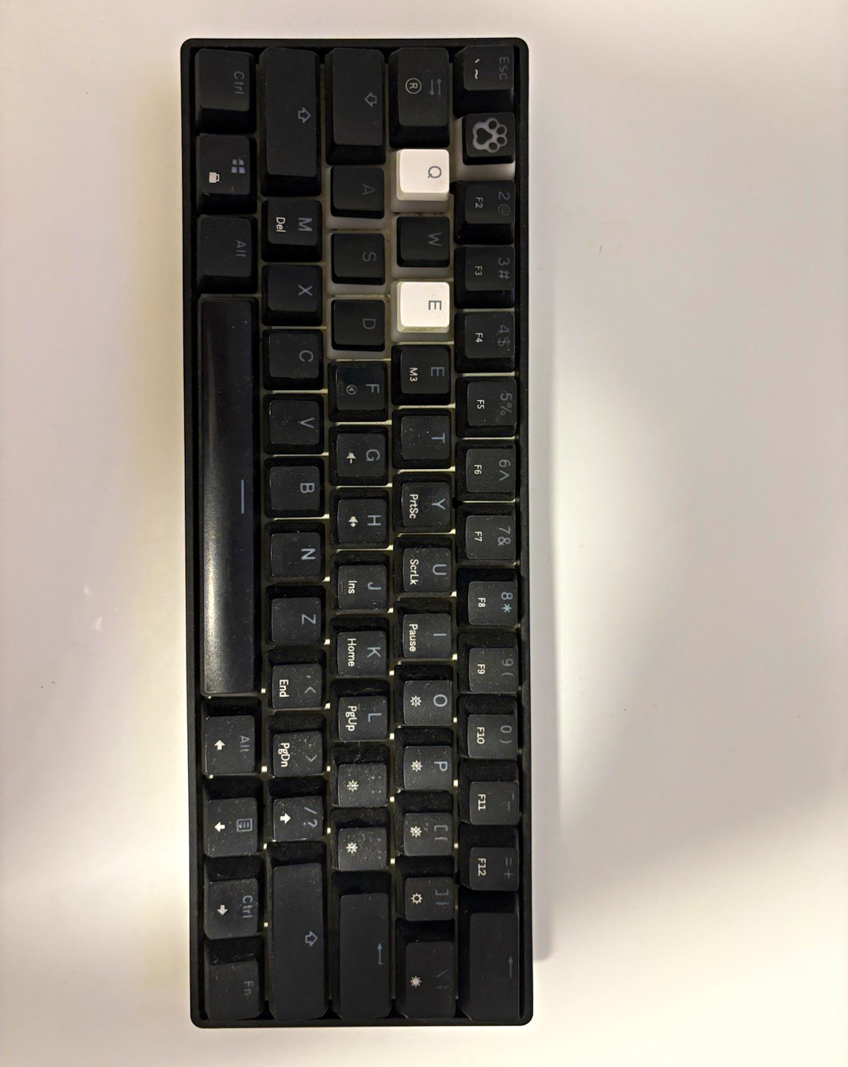 HK Gaming GK61V2 Compact Wired Mechanical Keyboard Black QWERTY English