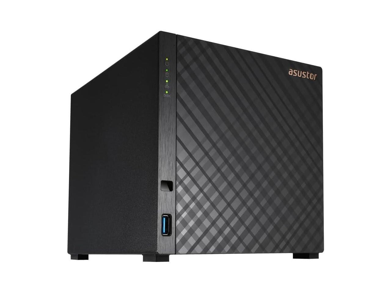Asustor AS1204T Drivestor 4 Gen 2, 4 Bay NAS - Quad-Core 1.7GHz CPU - 2.5GbE