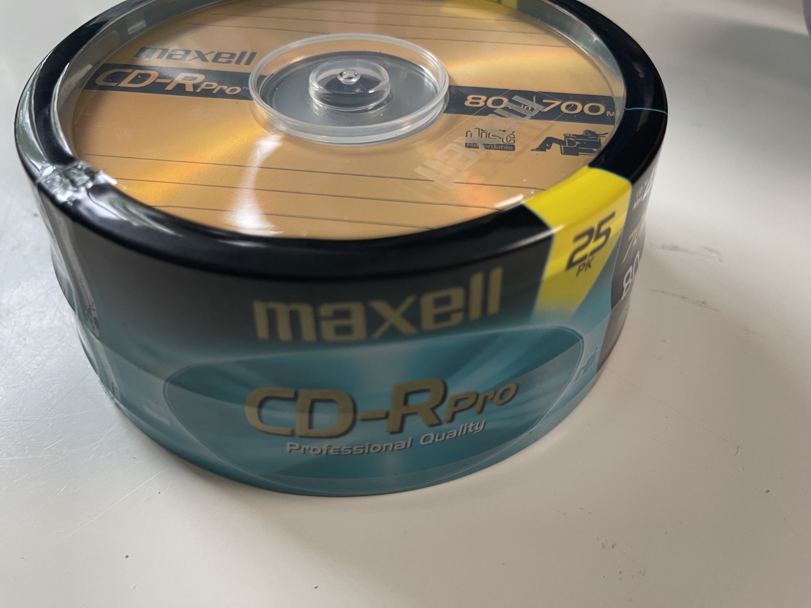Maxell CD-R Pro 48X 700mb 80Min Professional Quality 25 Pk Triple Coated Sealed