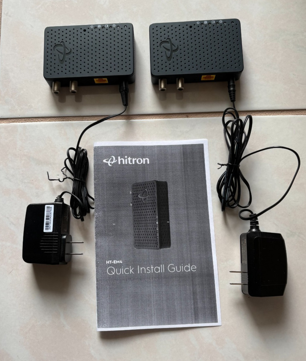 Hitron HT-EM4 MoCA 2.5 Network Adapter (2-pack)