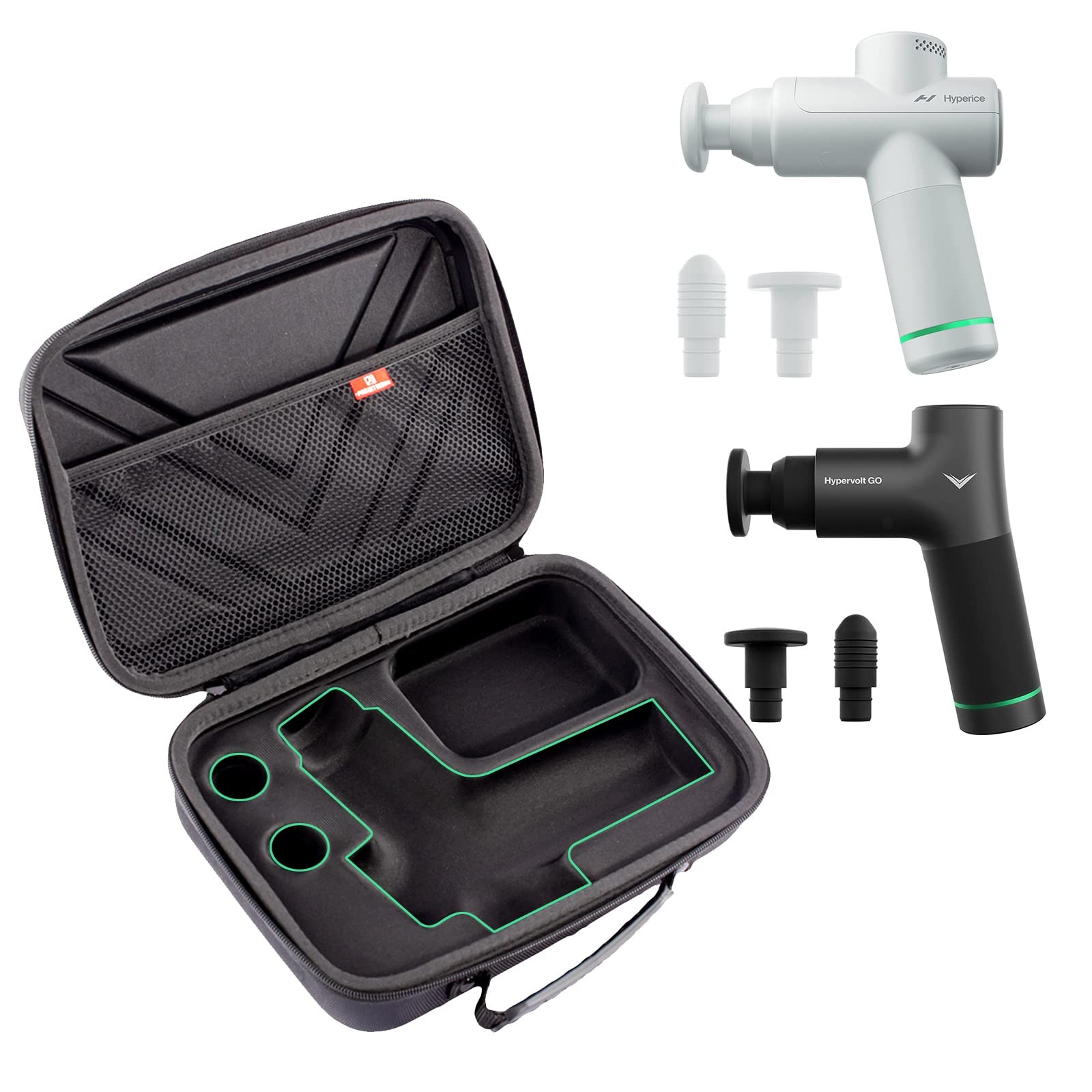 Case for Hypervolt GO 2/Hypervolt GO, Waterproof Shock Resistant Carrying Cas...