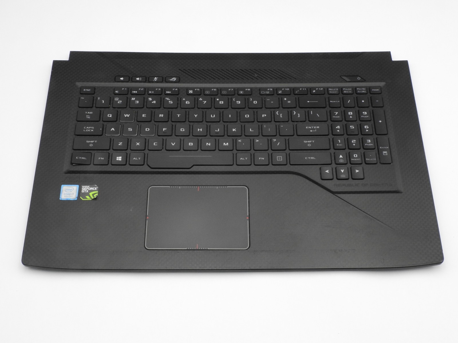 ASUS STRIX GL703 GL703VM-EE095T PALMREST TOUCHPAD BACKLIT KEYBOARD - GRADE B