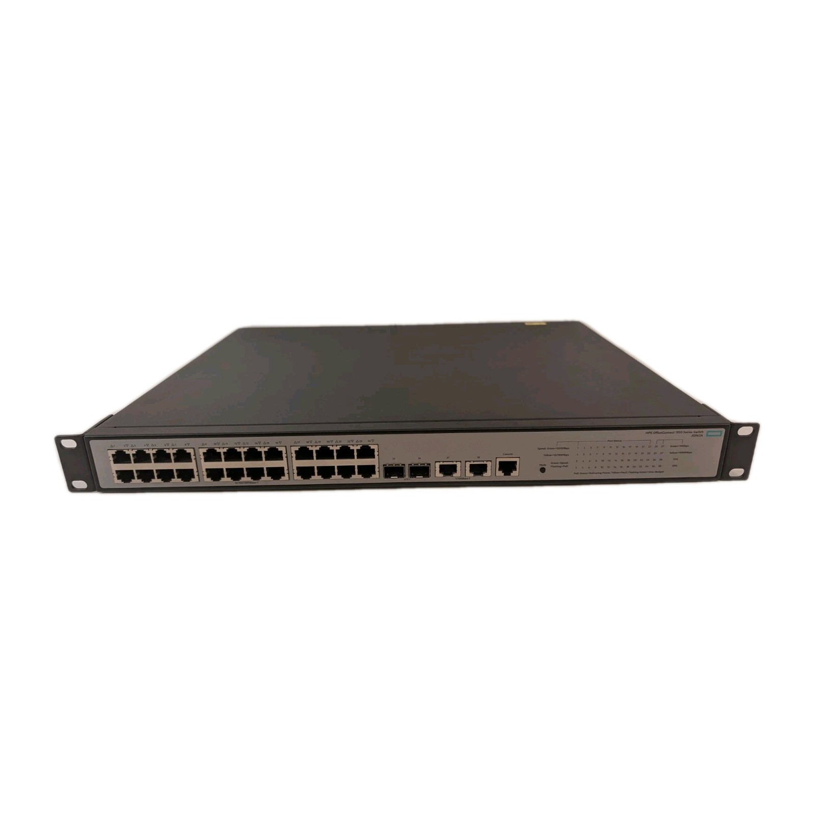 HPE OfficeConnect JG962A 1950 24G 2SFP+ 2XGT Switch JG962A WITH EARS