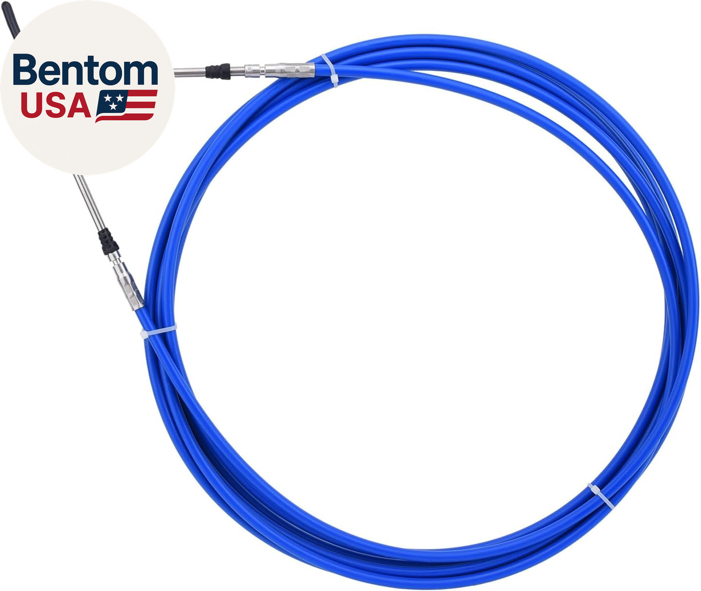 Boat Throttle Control Cable 24 Feet Outboard Rotary Steering Cable for Most Sing