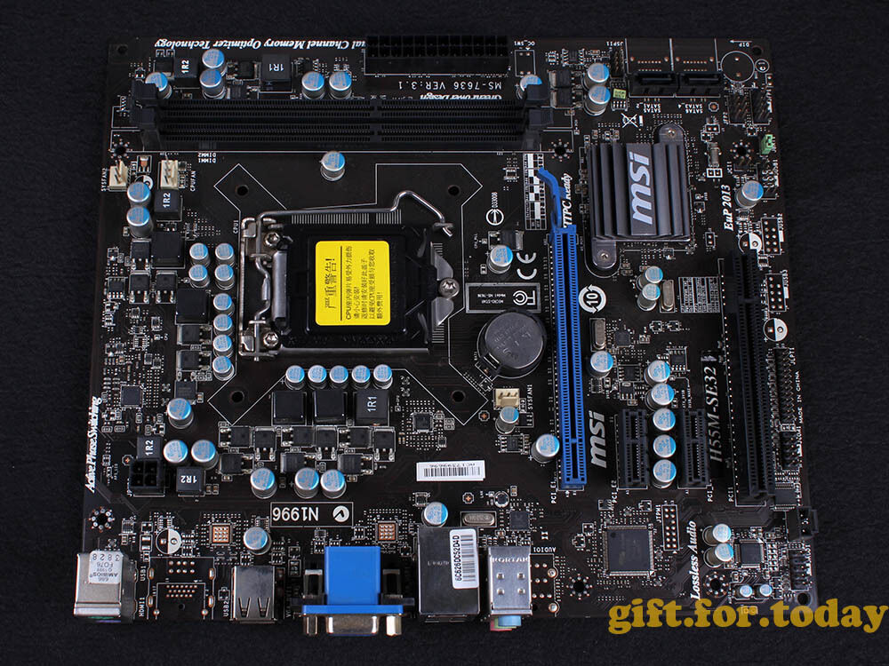 Original MSI MS-7636 H55M-SE32 Intel H55 Motherboard LGA 1156 DDR3