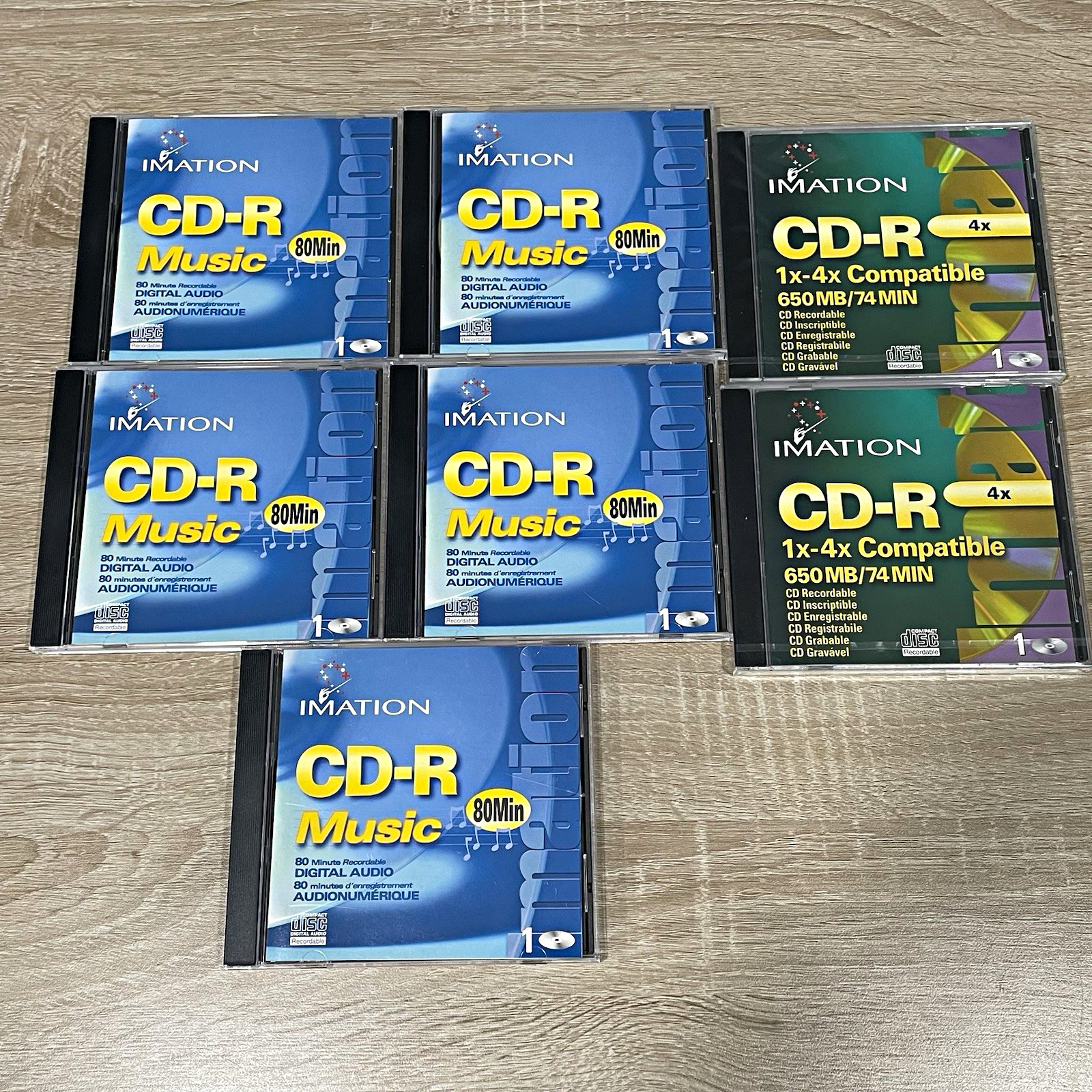 Imation CD-R Music 80 Min 4x Recordable Disc Jewel Case Standard