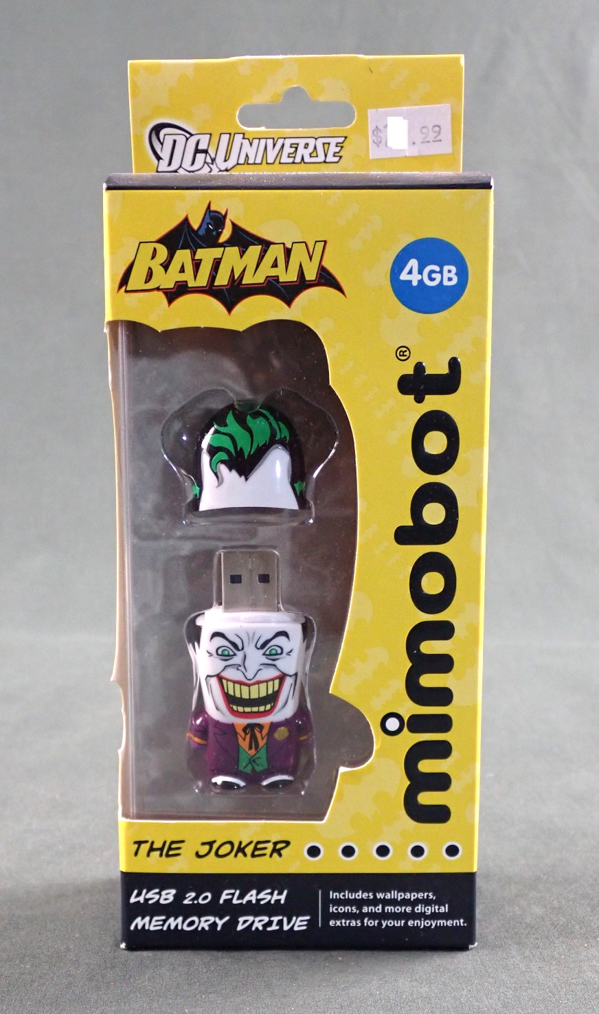 MIMOBOT 4GB USB 2.0 FLASH MEMORY DRIVE BATMAN THE JOKER
