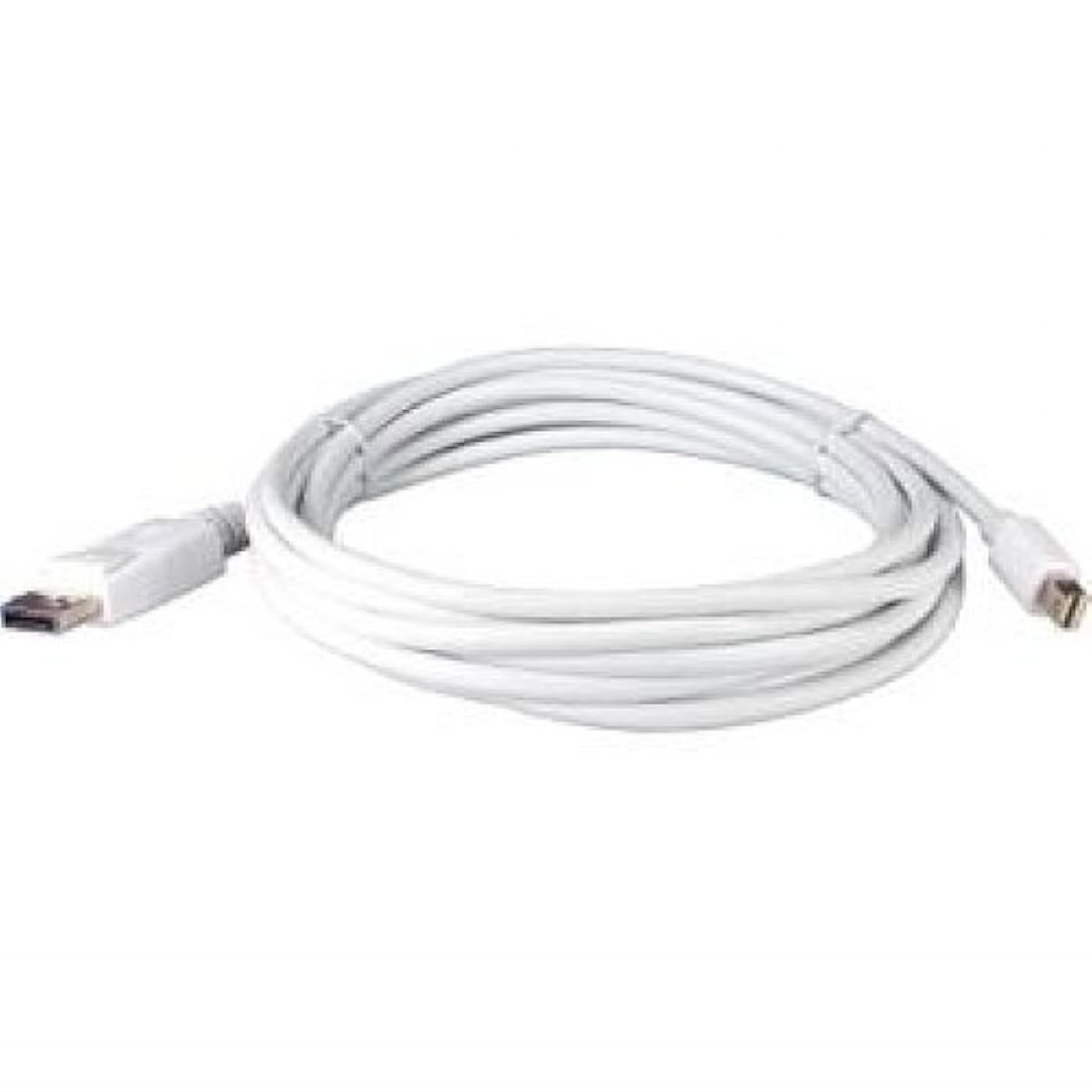 QVS 2 Meter Mini DisplayPort Male To DisplayPort Male Cable MDPDP-2M Very Good