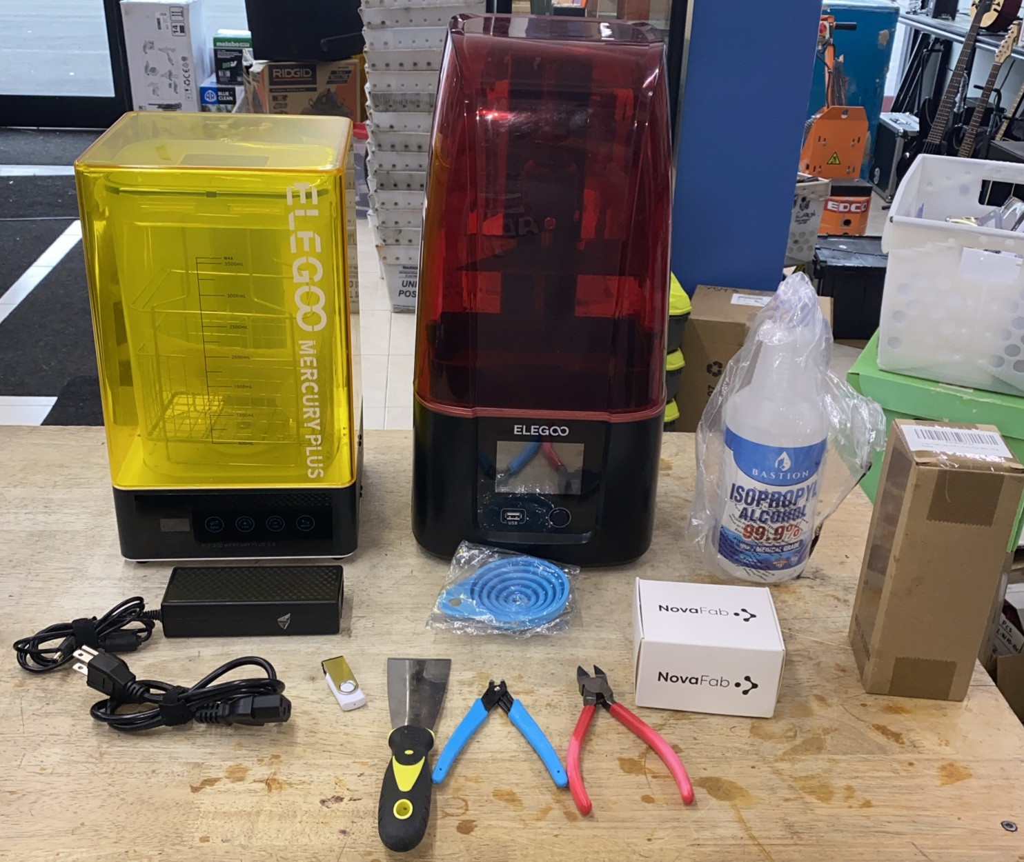 Elegoo Mars 3 MSLA 3D Printer & Mercury Plus 2.0 Wash & Cure Station