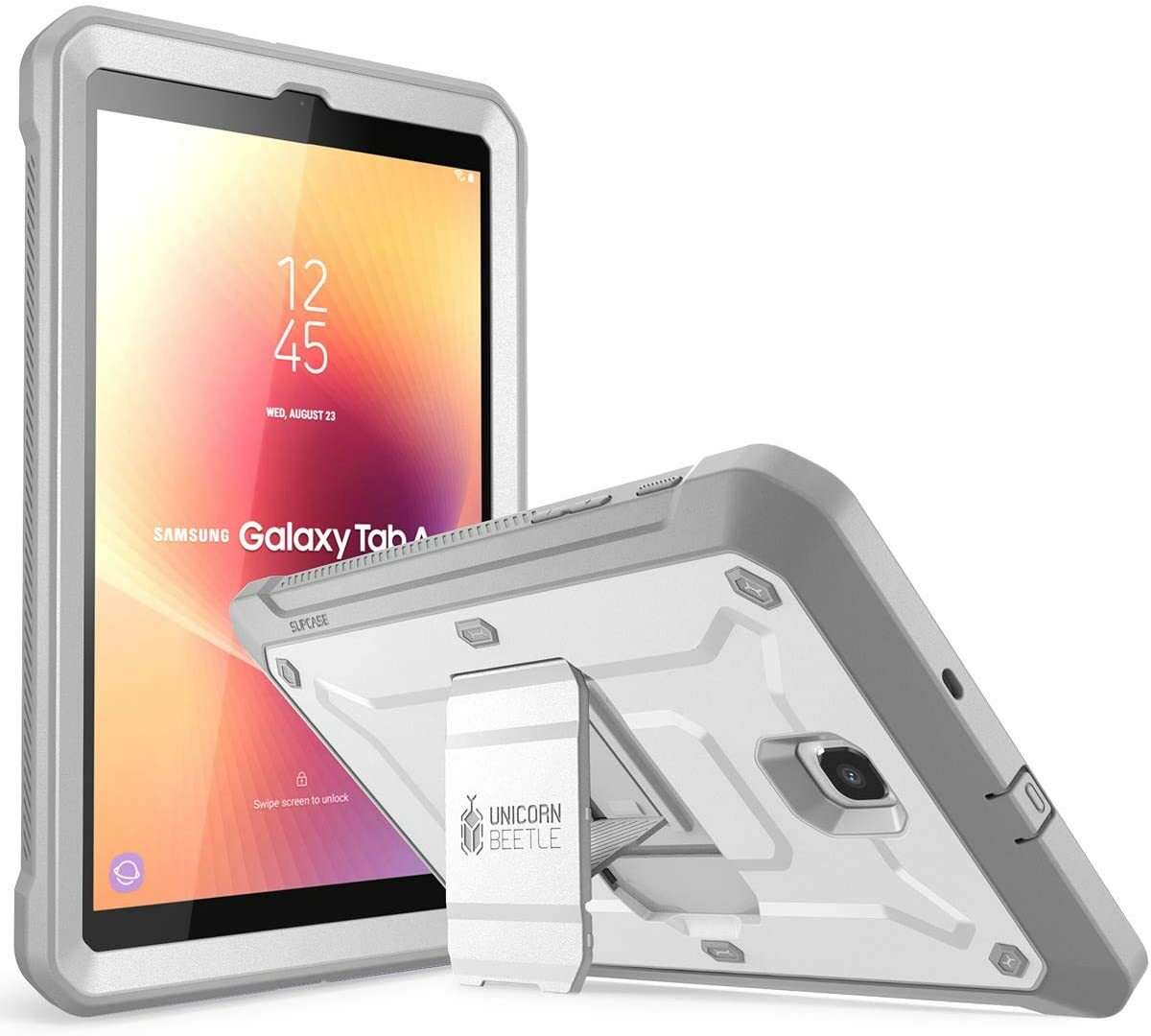 SUPCASE FullBody Rugged Stand Case For Samsung Galaxy Tab A 8.0" (SM-T387),White
