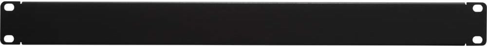 1U Rack Mount Blank Panel Spacer for 19-Inch Server Racks - Black Alloy Steel