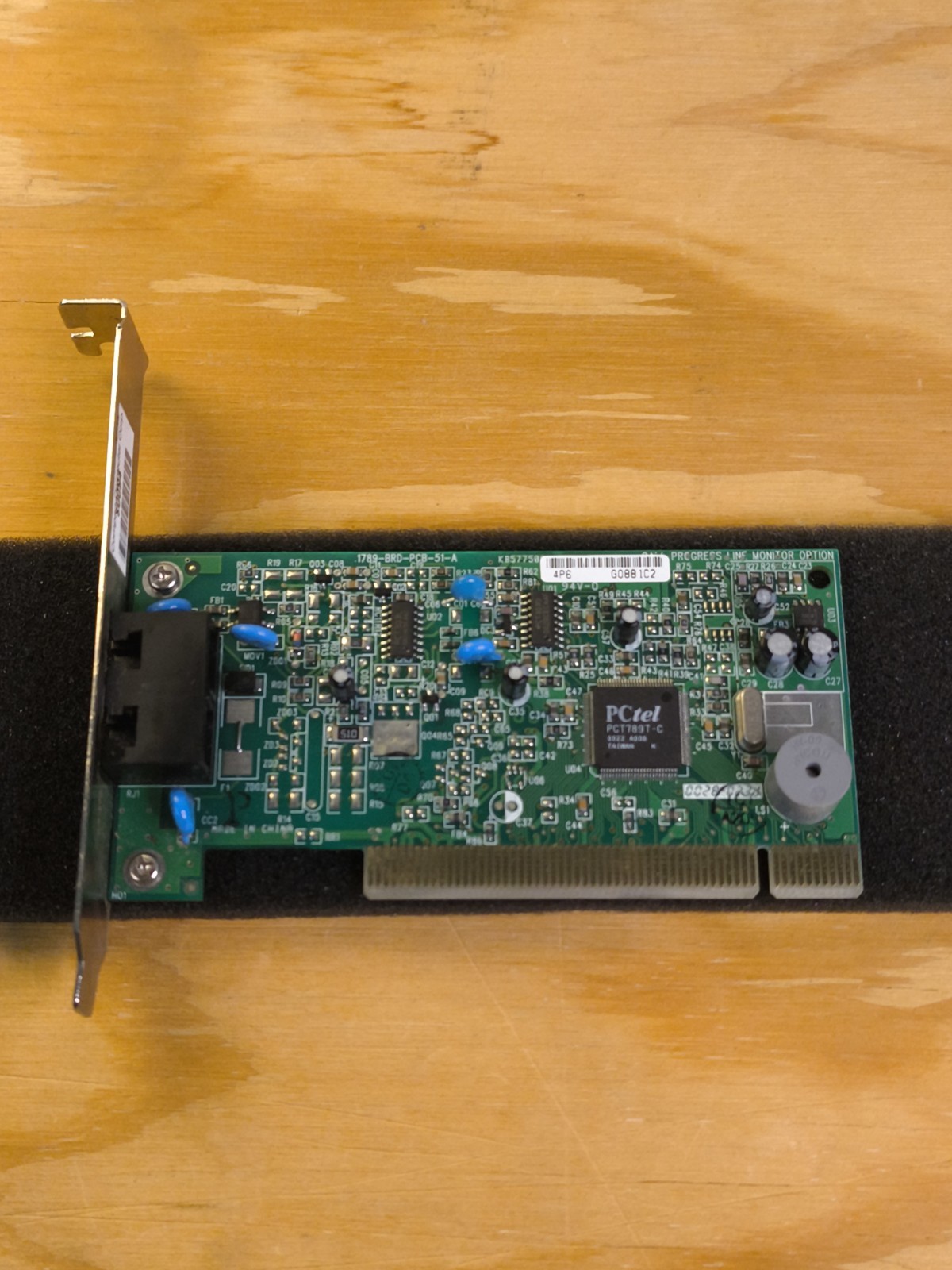 GVC DL-1156IVP2A PCI 56K Fax Modem Card, 2x RJ-11, For Compaq UNTESTED
