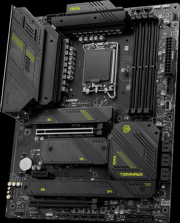 MSI MAG Z790 Tomahawk MAX WiFi LGA1700 DDR5 PCIe 5 ATX Gaming Motherboard NEW