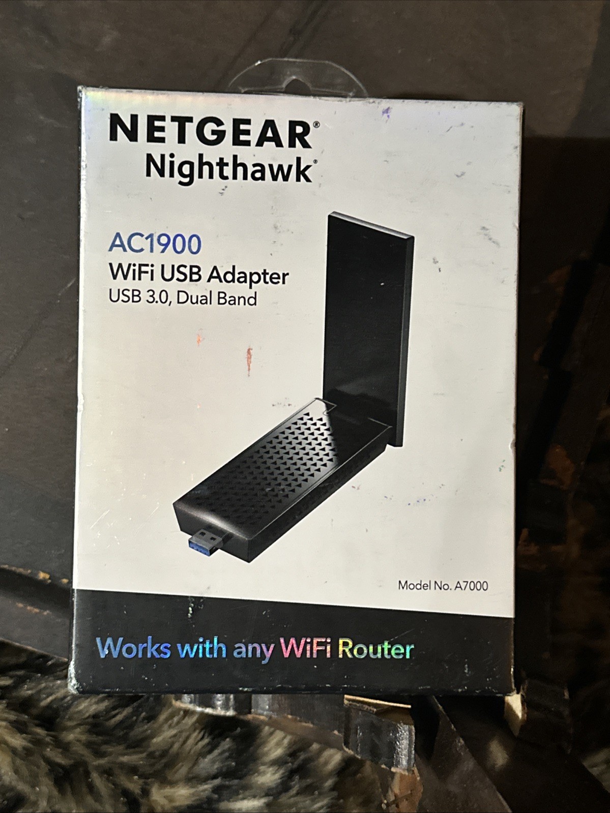 Netgear Nighthawk AC1900 Wi-Fi USB Adapter; New; Sealed