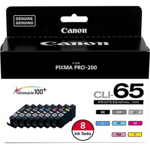 Canon 4215C007 CLI-65 Ink Cartridge Set - Black, Cyan, Magenta, Yellow