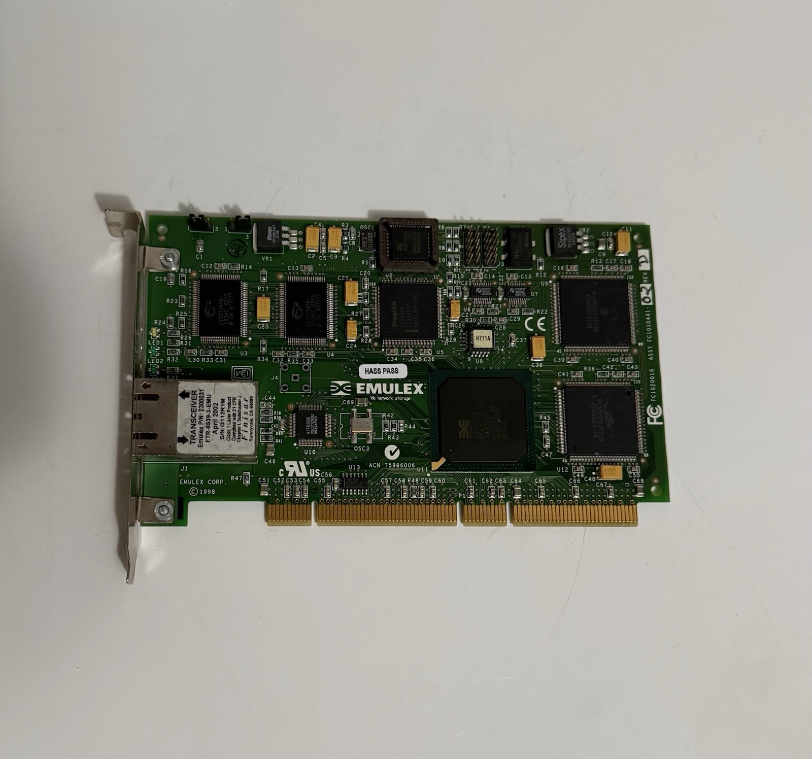 Emulex DS-KGPSA-CY  FC1020016-02F PCI Fiber Adapter Card