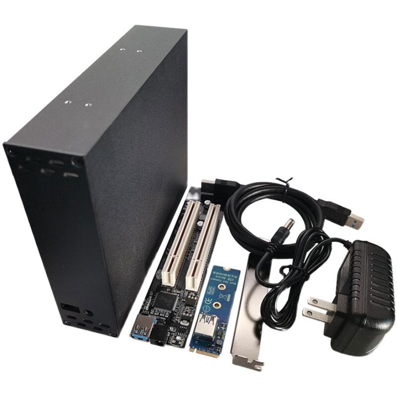 M.2 M Key NVME To PCI Expansion Card M2 To PCI Dual Slot adapter Enclosure