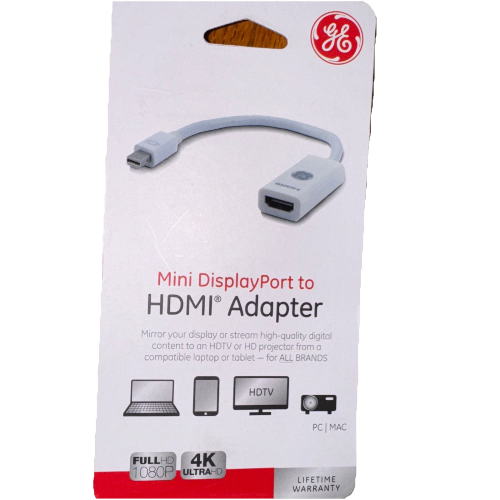 GE Mini Display Port to HDMI Adapter