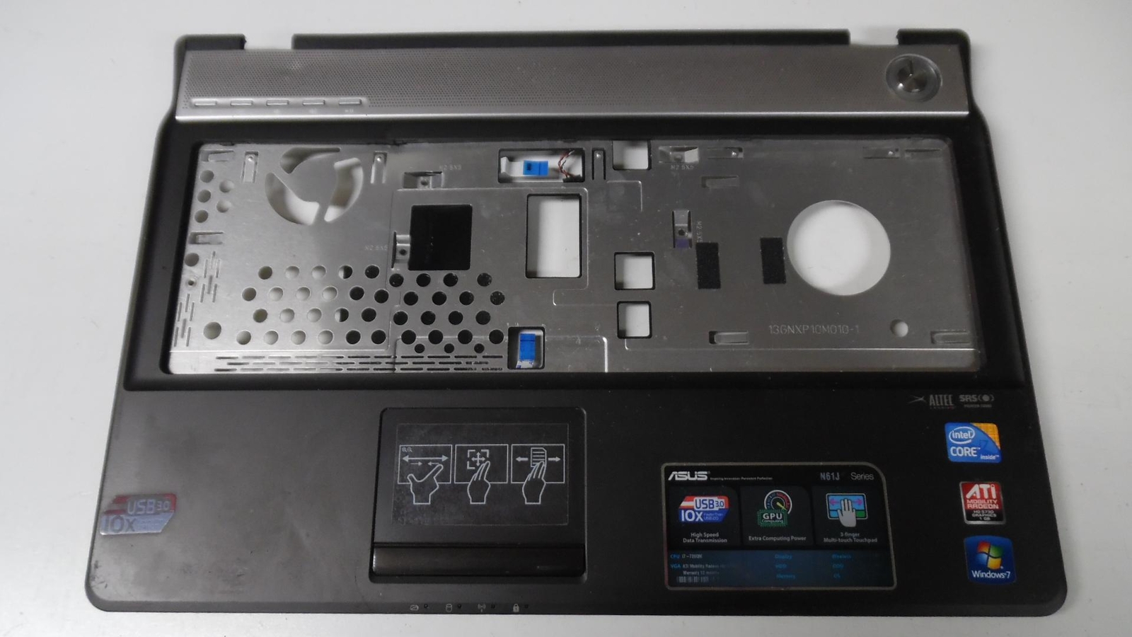 Genuine Asus N61JV-X2 16" - Palmrest w/ Keyboard Touchpad - 13GNXP1AP030-1