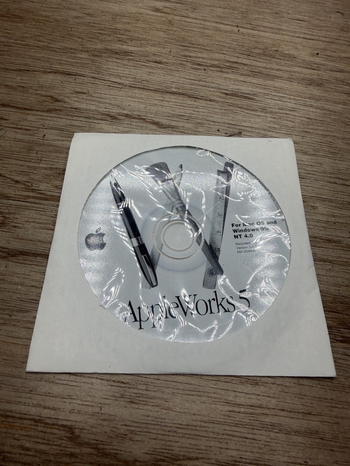 Vintage Apple Works 5 CD-ROM