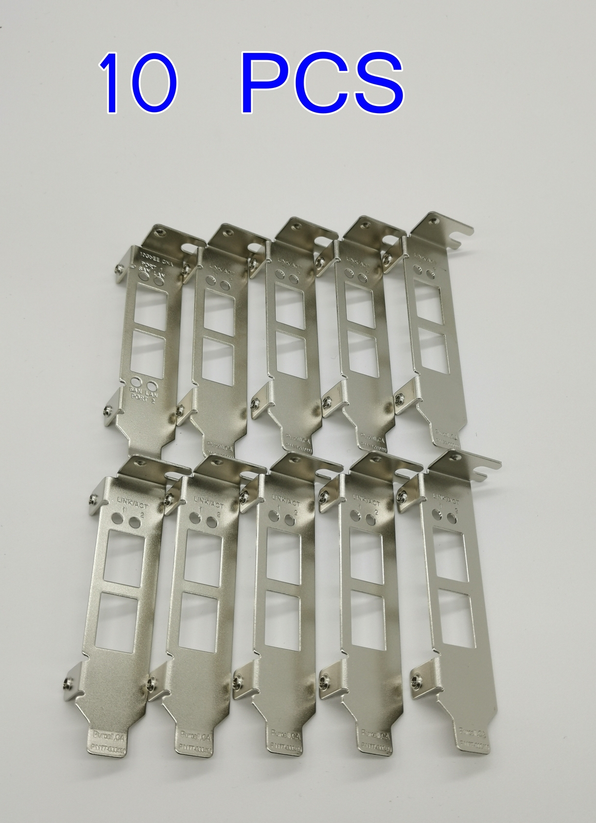 LOT OF 10 Low Profile Bracket for Chelsio 110-1088-30 CC2-N320E-SR N320E card