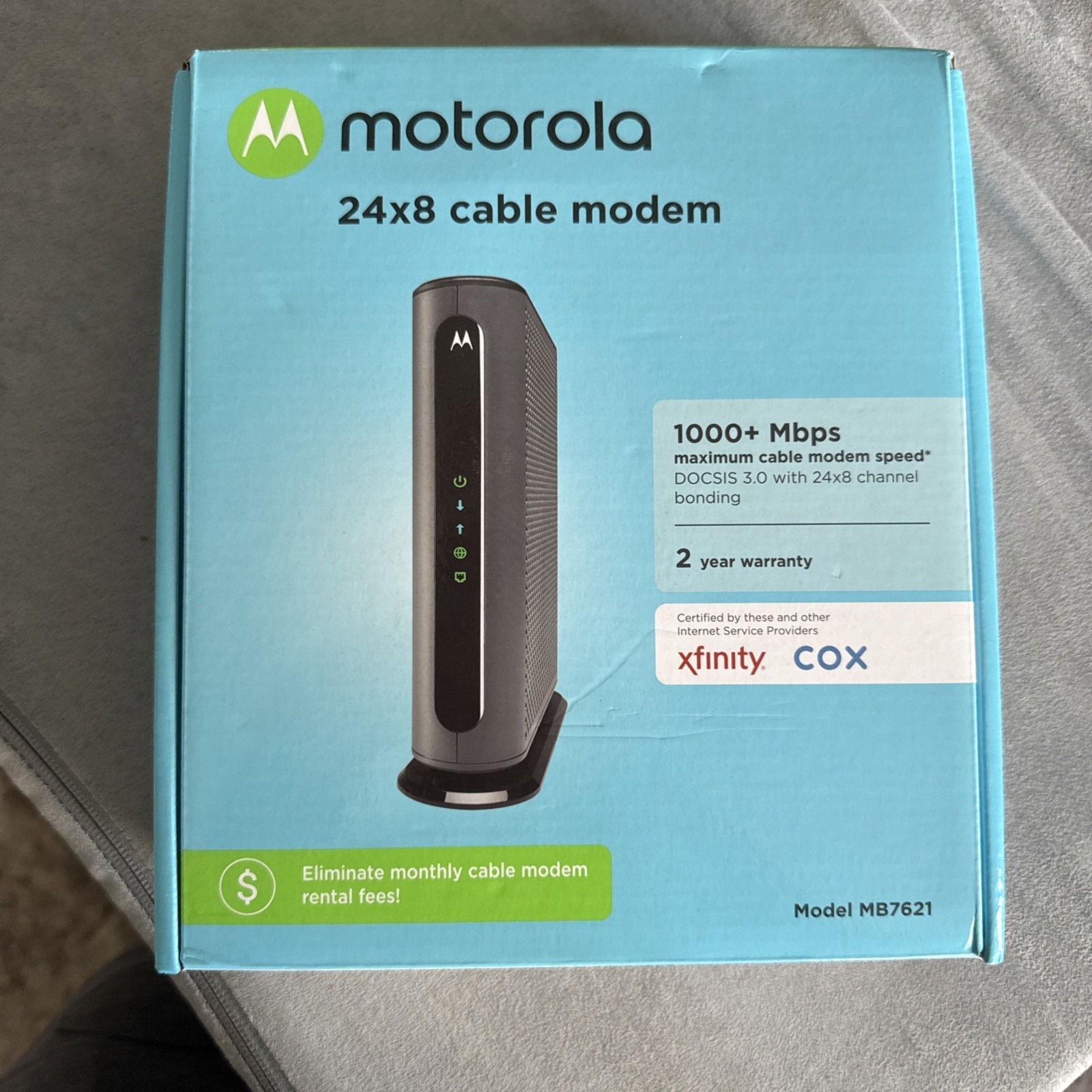 Motorola MB7621-10 1000 Mbps Modem