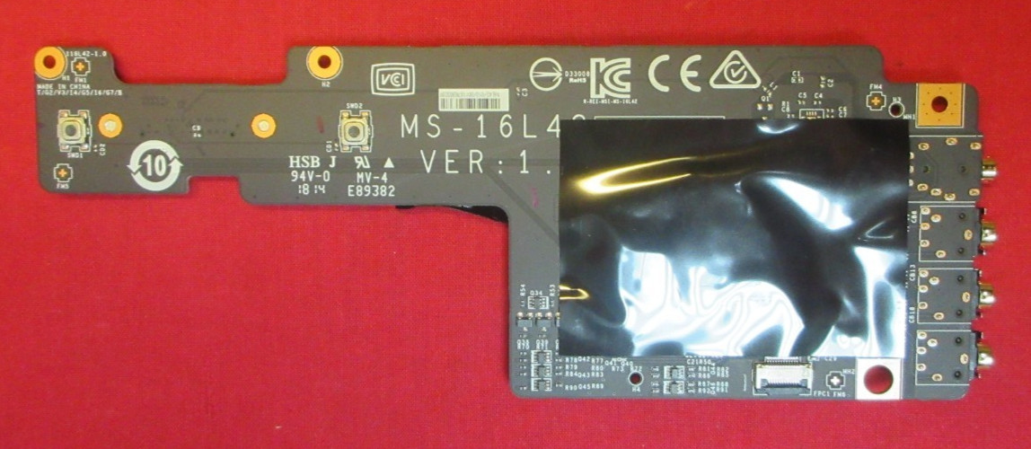 MSI NOTEBOOK MS-16L4 AUDIO INPUT BOARD MS-16L42
