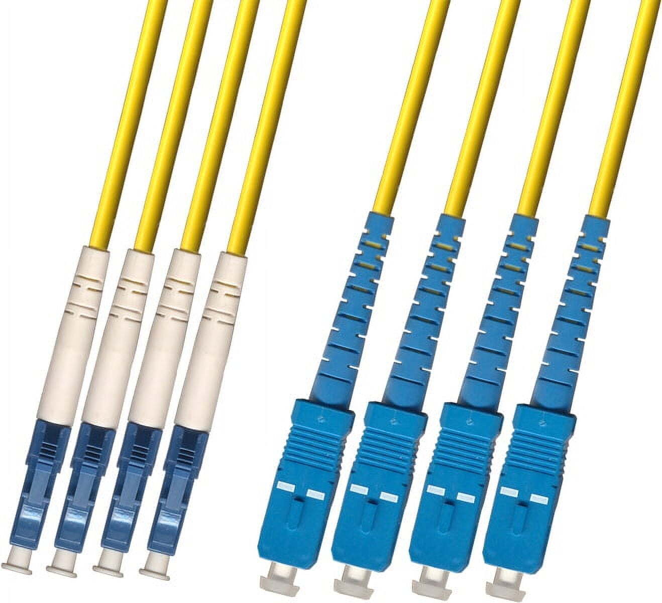 Direct Burial Outdoor LC SC 4 Strand Fiber Optic Cable Singlemode 9/125 30M