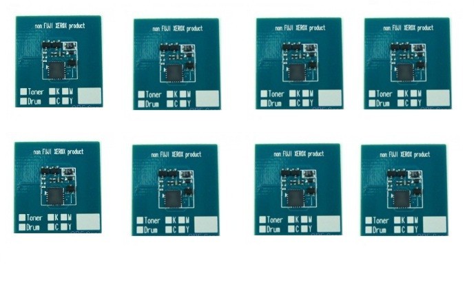 8 x COMPATIBLE NEW DRUM CHIP XEROX C75 J75 PART # 013R00671 / 013R00672